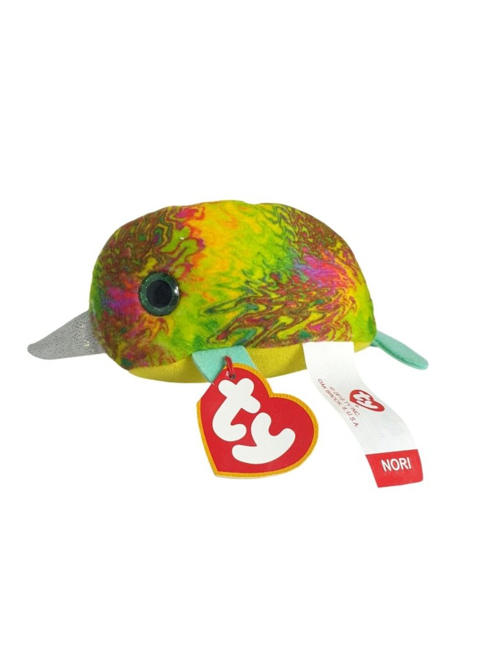 Ty Teenie Beanie Boos Nori The Narwhal 5" Plush McDonald's Toy 2019